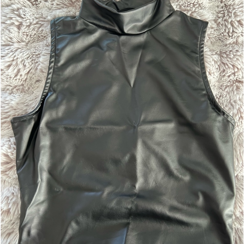 Leather top